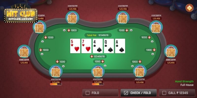 Phân cấp tay bài trong Poker